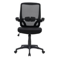 CorLiving WHR-500-O Workspace High Mesh Back Office Chair in - Black - Front_Zoom