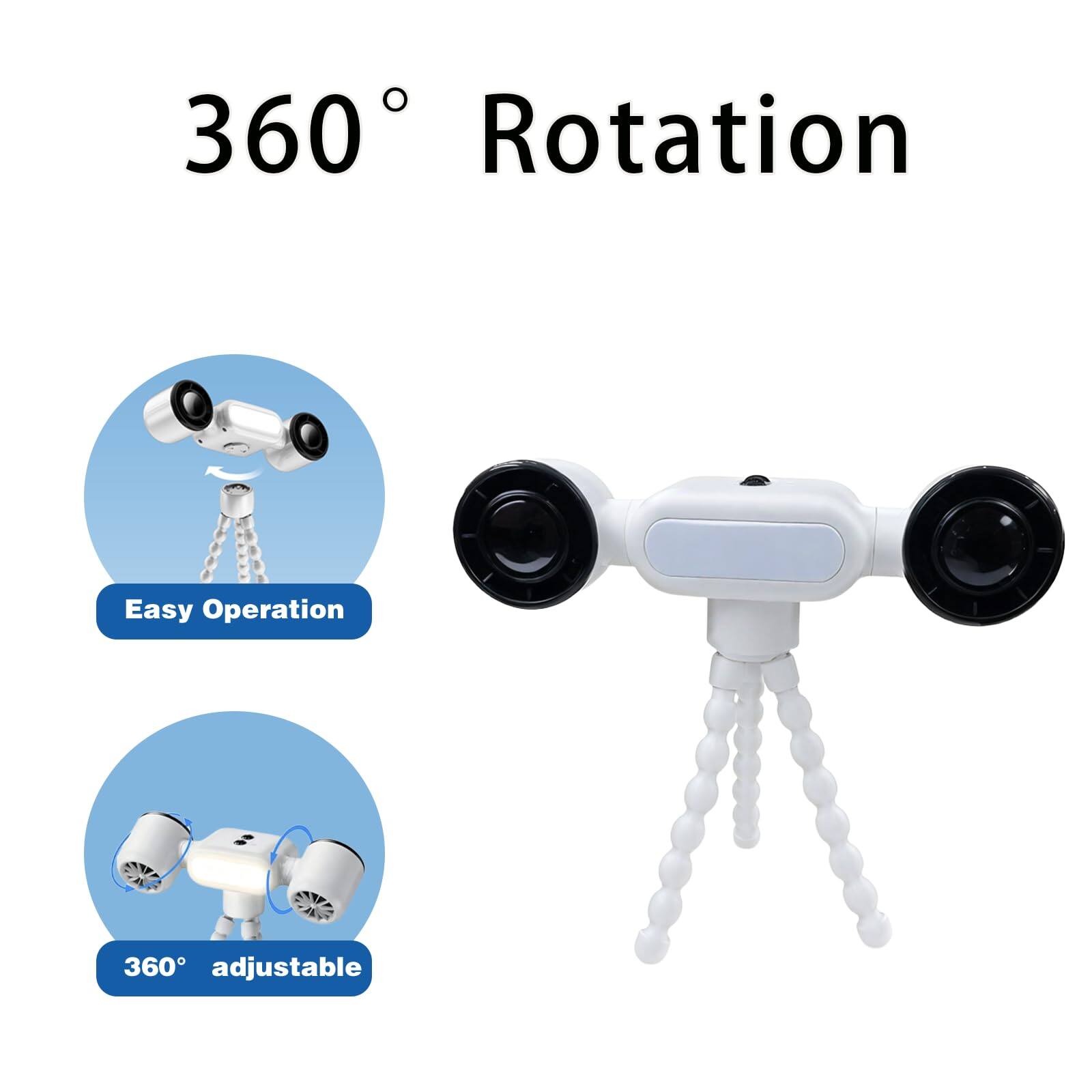 360° Rotation  
Easy Operation  
360° adjustable
