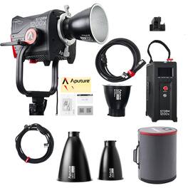 Aputure - Storm 1200x with Wide Reflector with Storm 1200x Reflector Kit Bundle