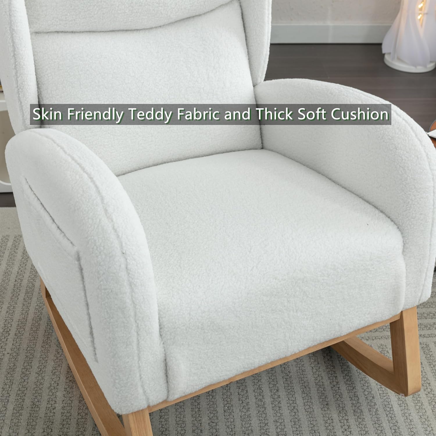 Skin Friendly Teddy Fabric and Thick Soft Cushion