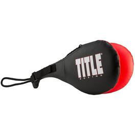 TITLE Boxing - Duo Target Training Paddle - Black/Red