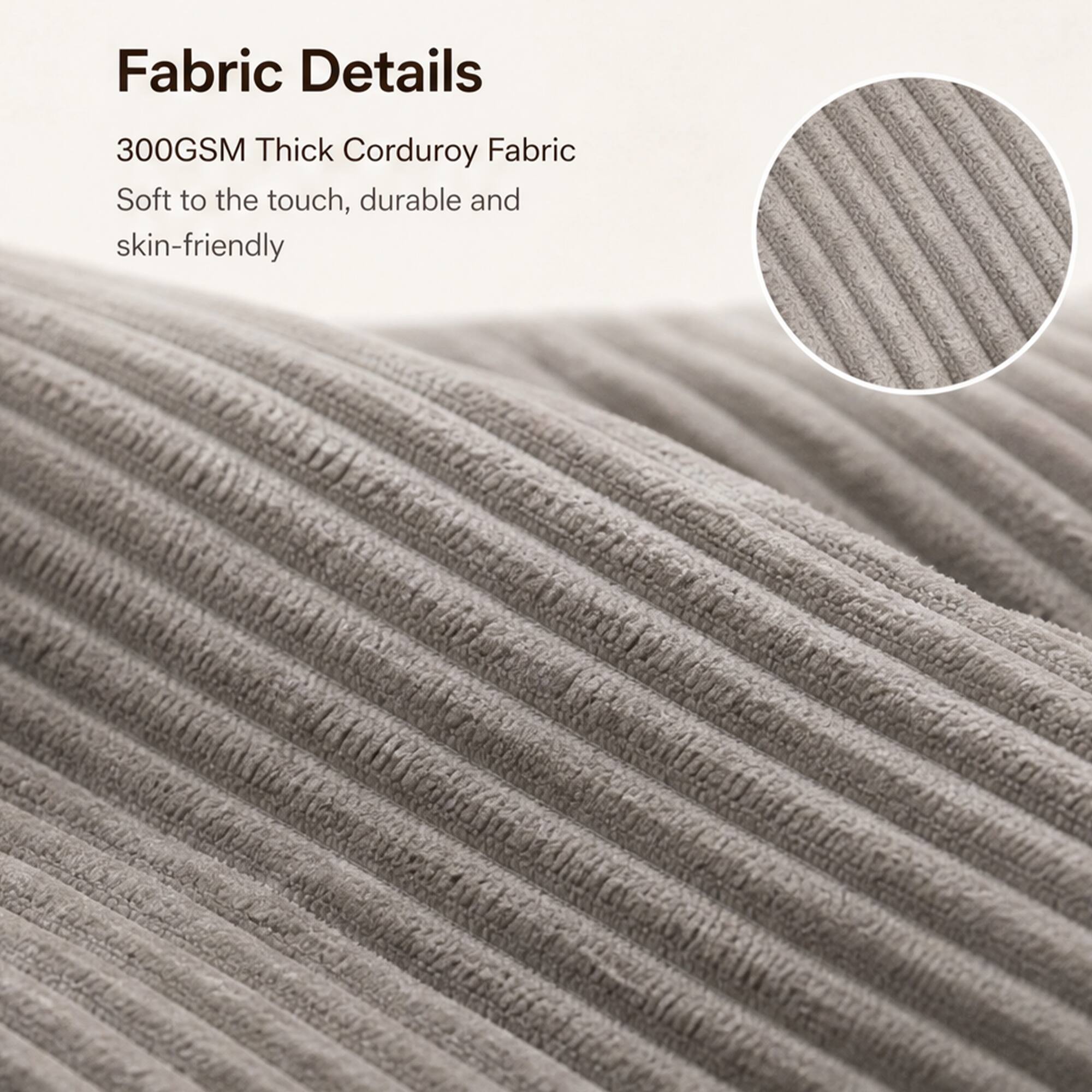 Fabric Details

300GSM Thick Corduroy Fabric
Soft to the touch, durable and skin-friendly