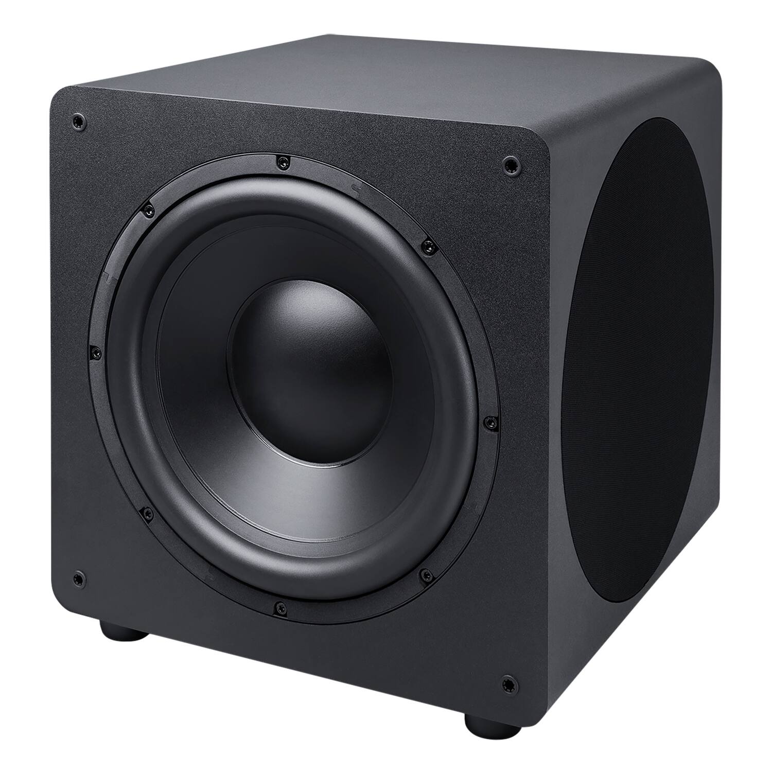 Alt View 3. Proficient Audio - FDS-12 600-Watt-Max Protege Powered Subwoofer 12" Woofer, Passive Radiators - Black.