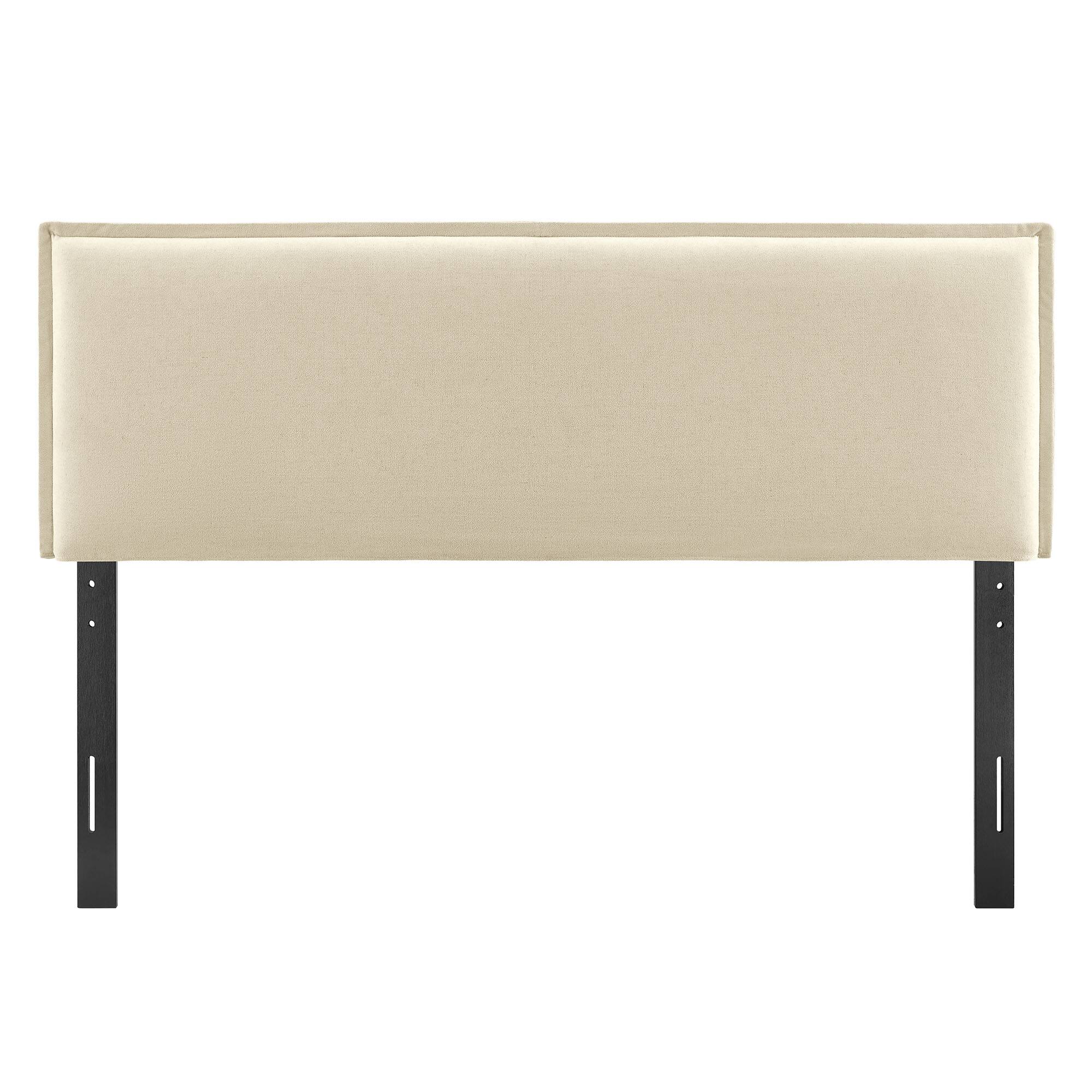 Alt View 2. Modway - Camille Upholstered Linen Blend Headboard by Modway - Linen.