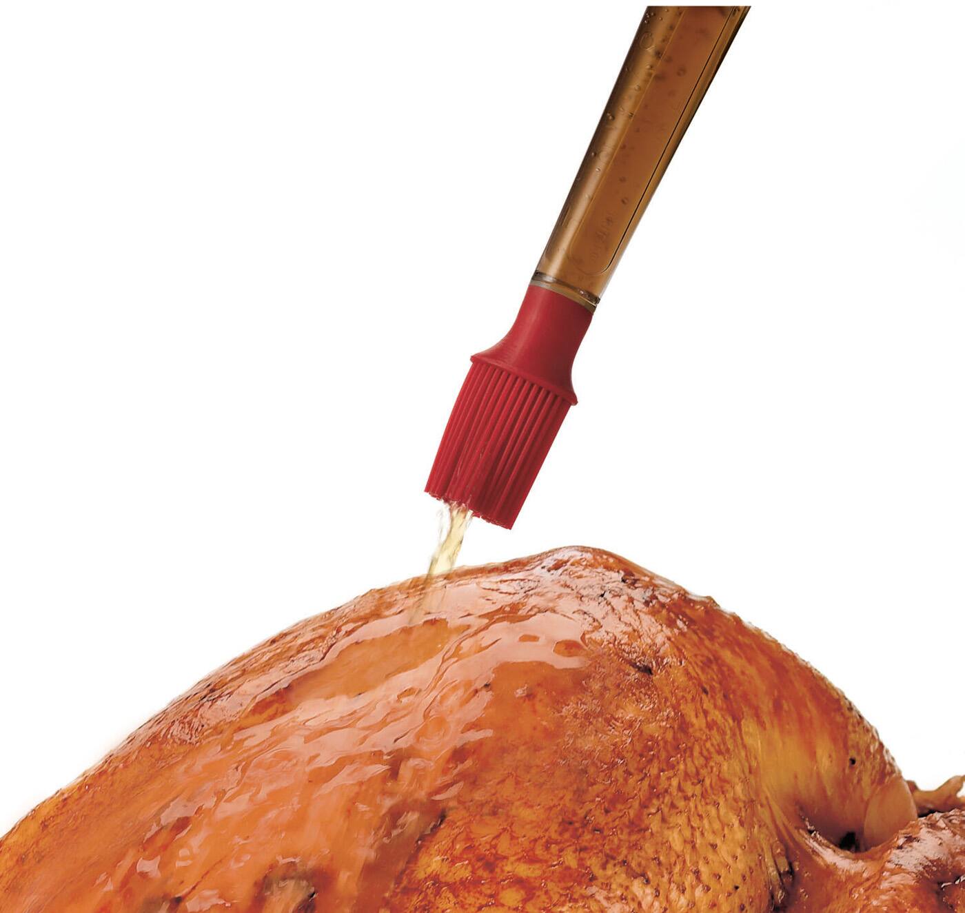 Alt View 3. Cuisipro - 3-in-1 Poultry Baster and Brush - Black.