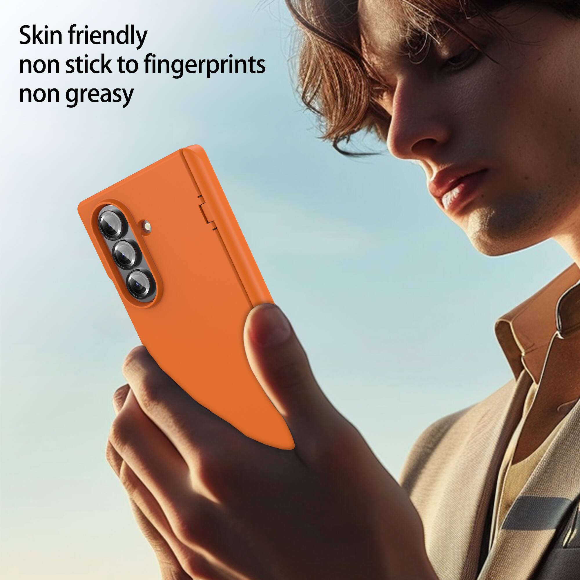 Skin friendly non stick to fingerprints non greasy