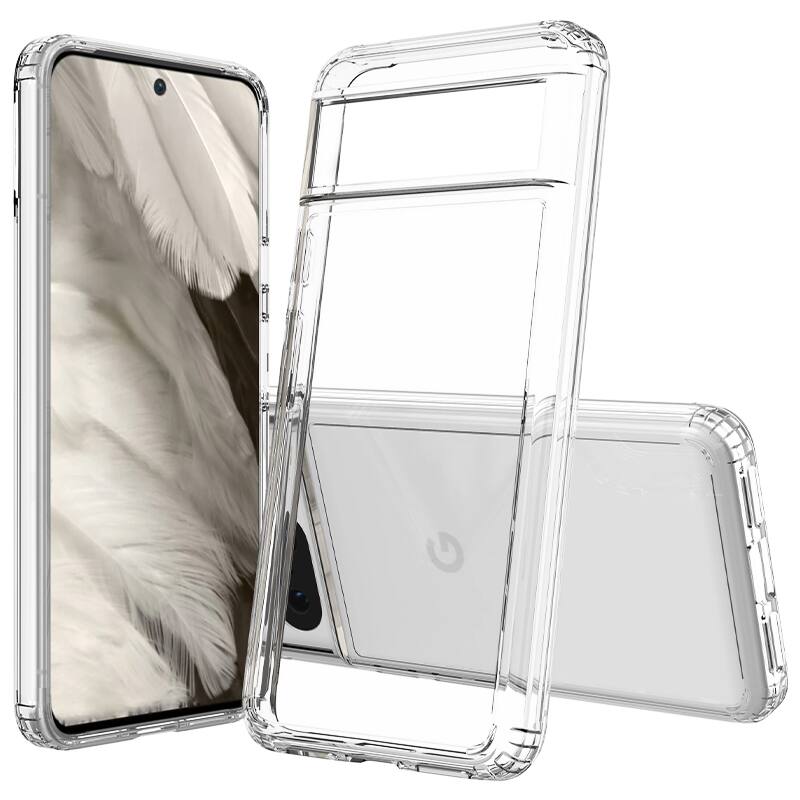 Front. Nakedcellphone - Clear Case for Google Pixel 8 - Clear.