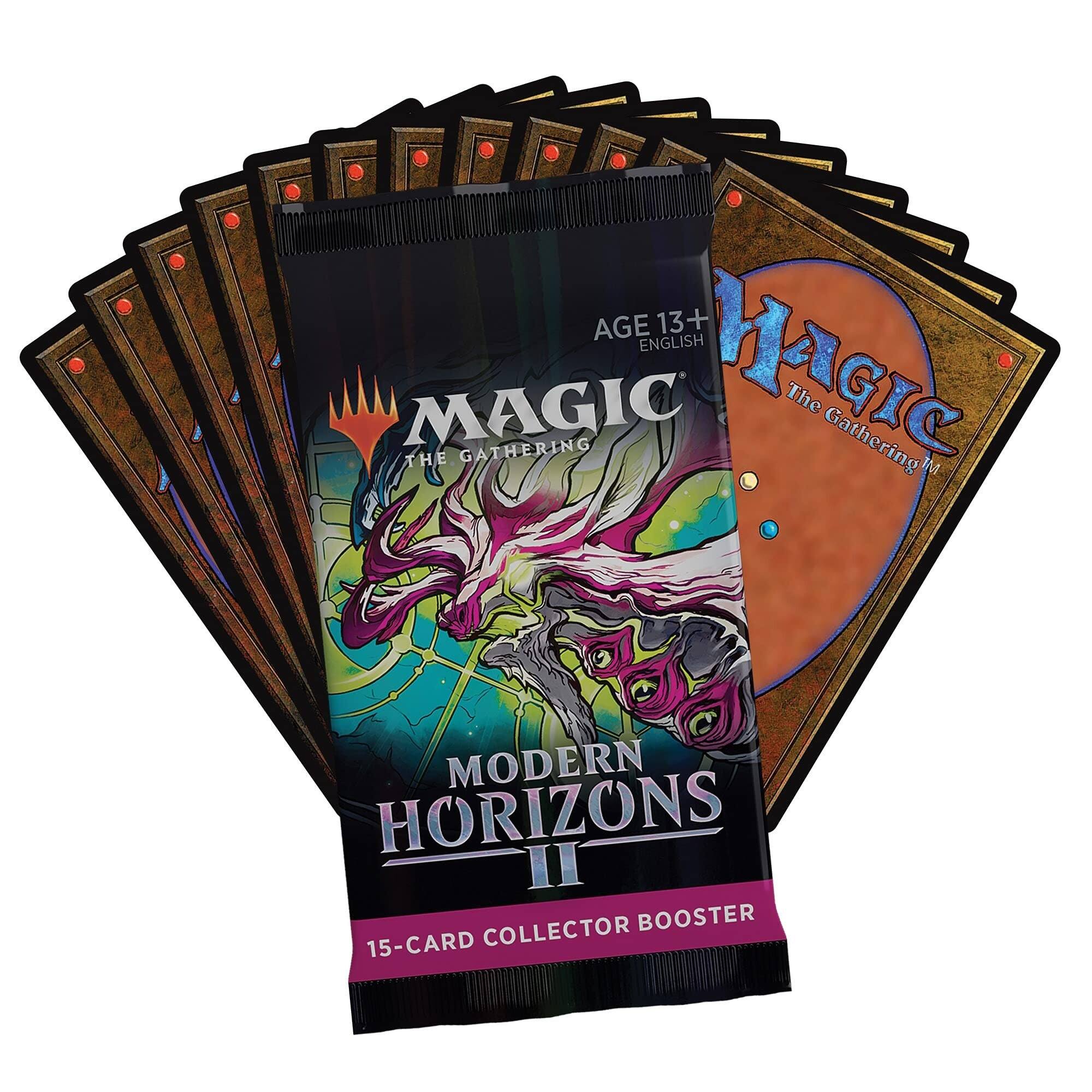 AGE 13+ ENGLISH MAGIC THE GATHERING MODERN HORIZONS II COLLECTOR BOOSTER 15-CARD