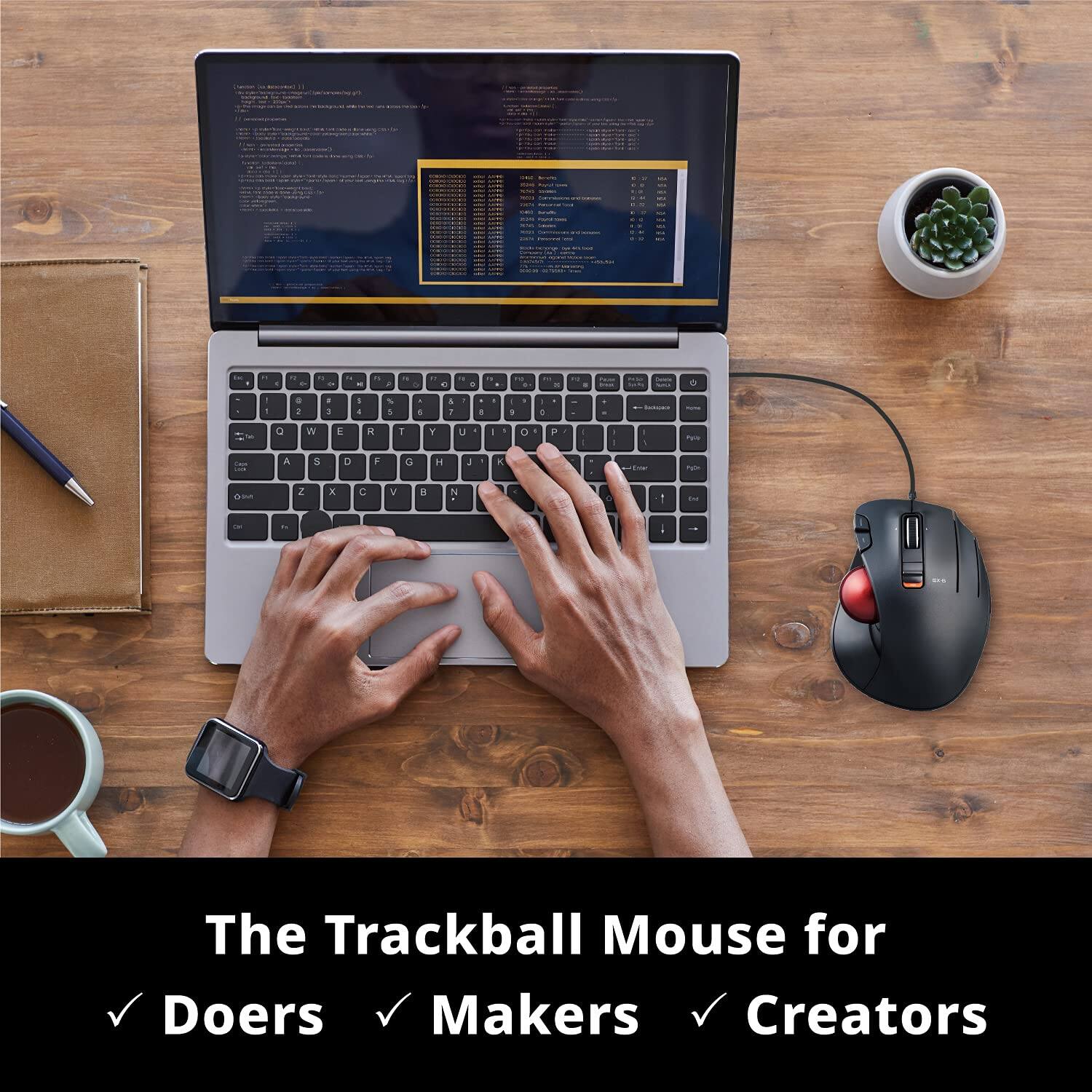 The Trackball Mouse for Doers Makers Creators