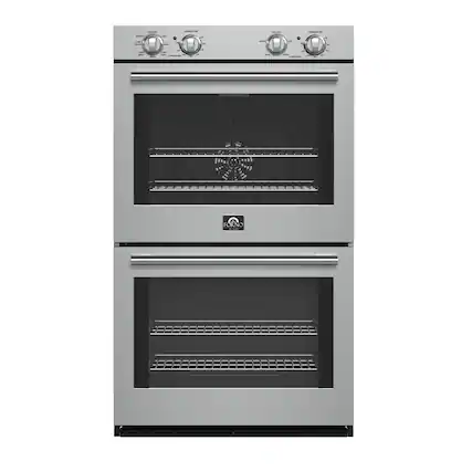 Front. Forno Appliances - Vomero 10 Cu. Ft. Electric Double Wall Oven - Stainless steel.