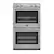 Front. Forno Appliances - Vomero 10 Cu. Ft. Electric Double Wall Oven - Stainless steel.
