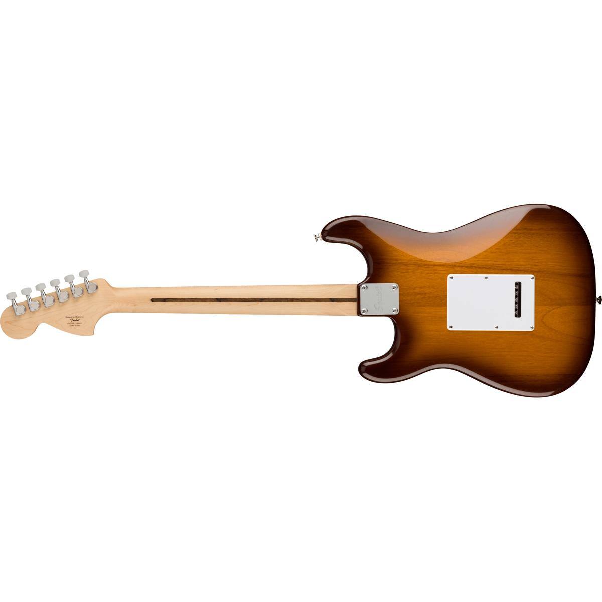 Alt View 2. Squier - Squier Affinity Series Stratocaster Electric Guitar, Honey Burst.