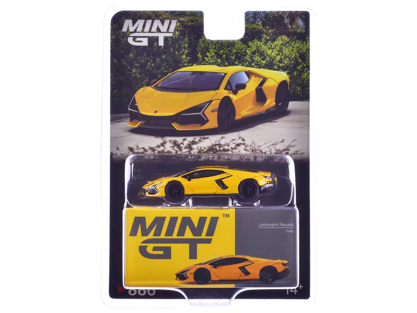 MINI GT  
Lamborghini Revuelto Giallo  
+14