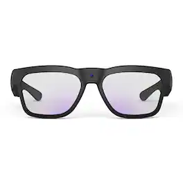 OhO sunshine - Smart Bluetooth Audio Sunglasses, Open-Ear Speakers, AI APP, 10-Hour Battery, UV400 Blue Light Blocking - Black