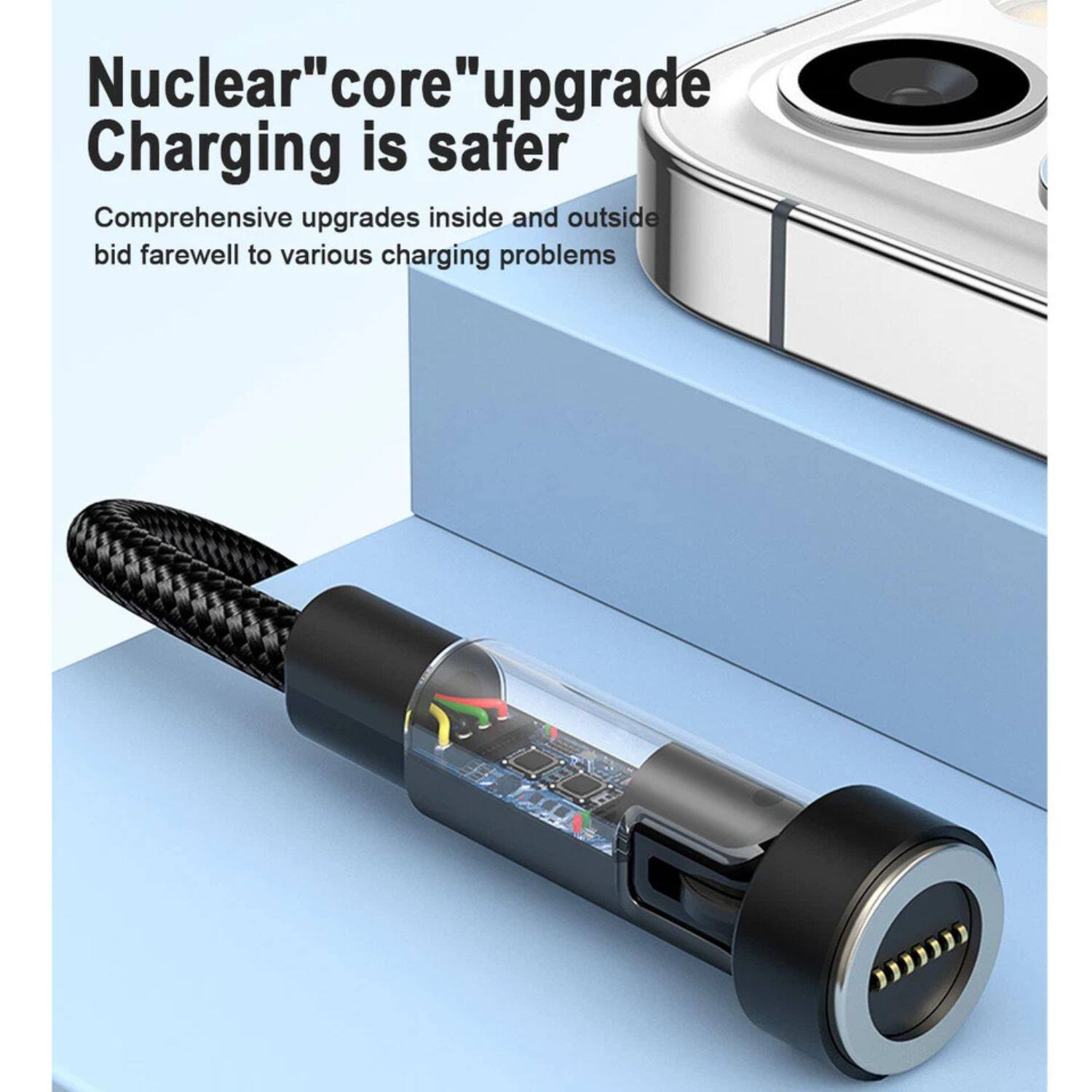 Nuclear "core" upgrade  
Charging is safer  

Comprehensive upgrades inside and outside bid farewell to various charging problems