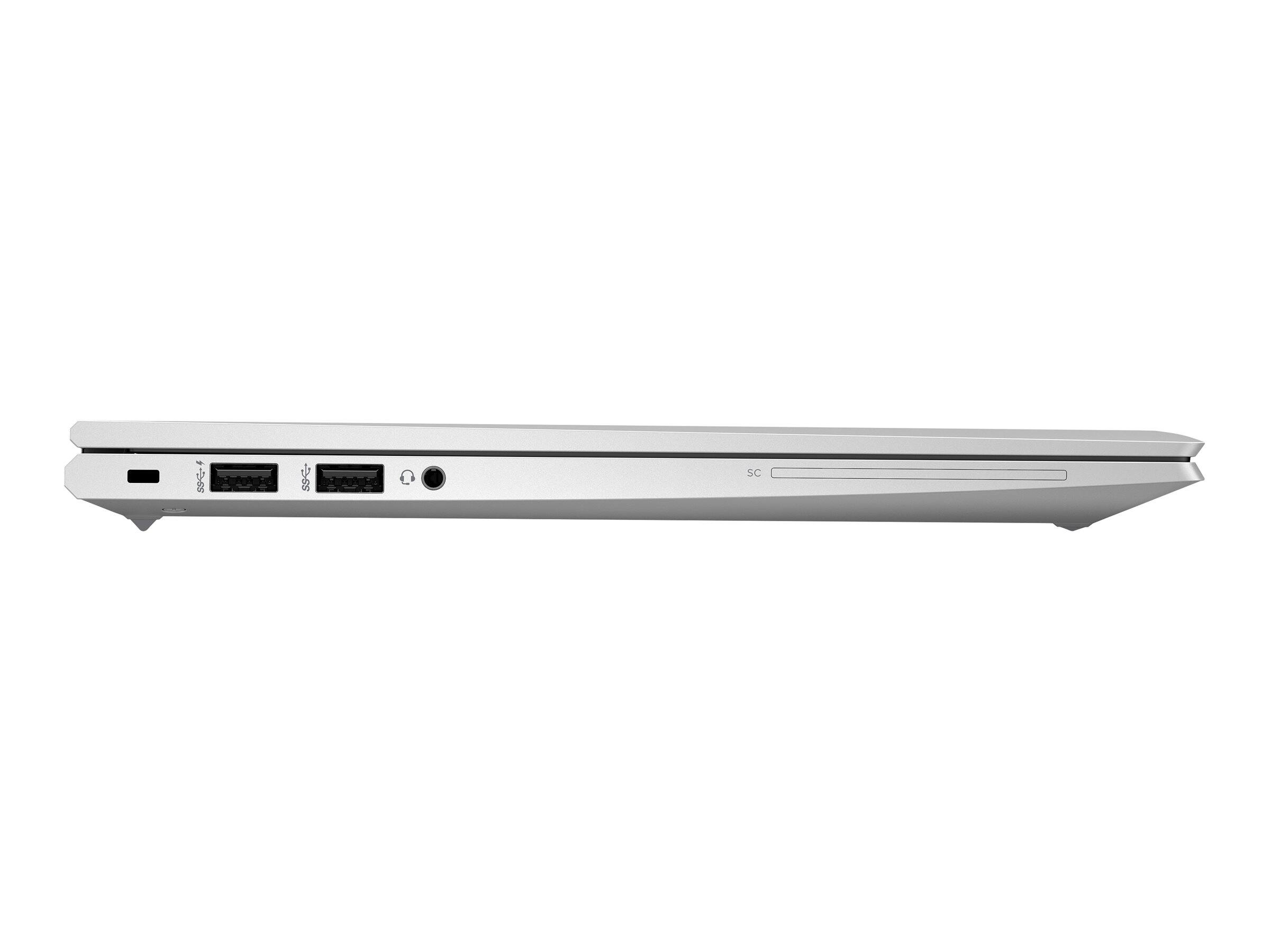 Alt View 5. HP - EliteBook 845 G8 14" FHD IPS AMD Ryzen 5 PRO 5650U 2.3 GHz up to 4.2 GHz 32GB 256GB SSD Windows 11 Pro Laptop - Silver.