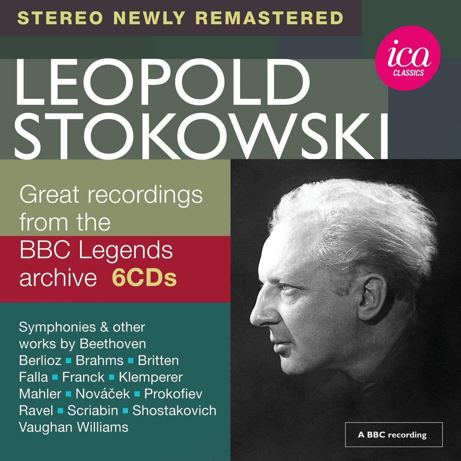 Leopold Stokowski - Leopold Stokowski - Great Recordings from the BBC  - COMPACT DISCS