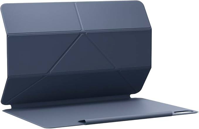 Angle. OnePlus - Pad 3 Folio Case - Blue.