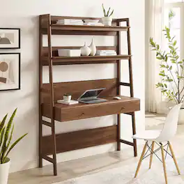 Bixby Office Desk by Modway - Walnut