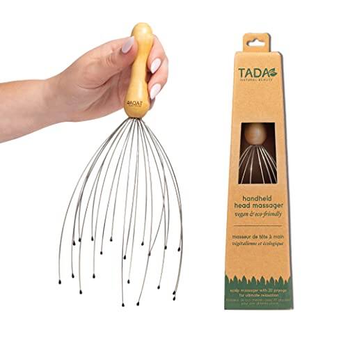 TADA TADAR handheld head massager sop & eco-friendly masseur de tête 3 main sigilative eft 'cologique