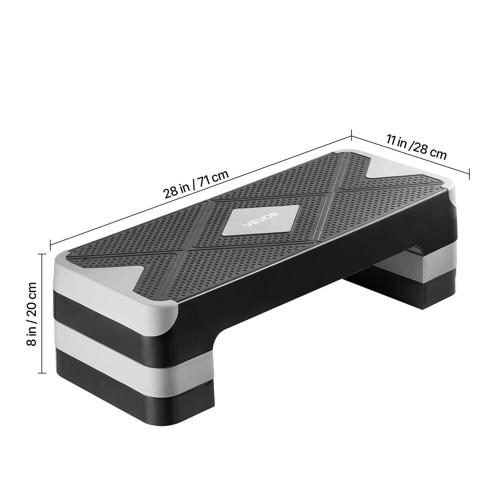 28 in / 71 cm  
11 in / 28 cm  
8 in / 20 cm