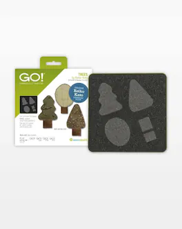 AccuQuilt - GO! Trees by Reiko Kato Die - Black