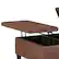 Alt View 11. Simpli Home - Ellis Coffee Table Storage Ottoman - Distressed Saddle Brown.