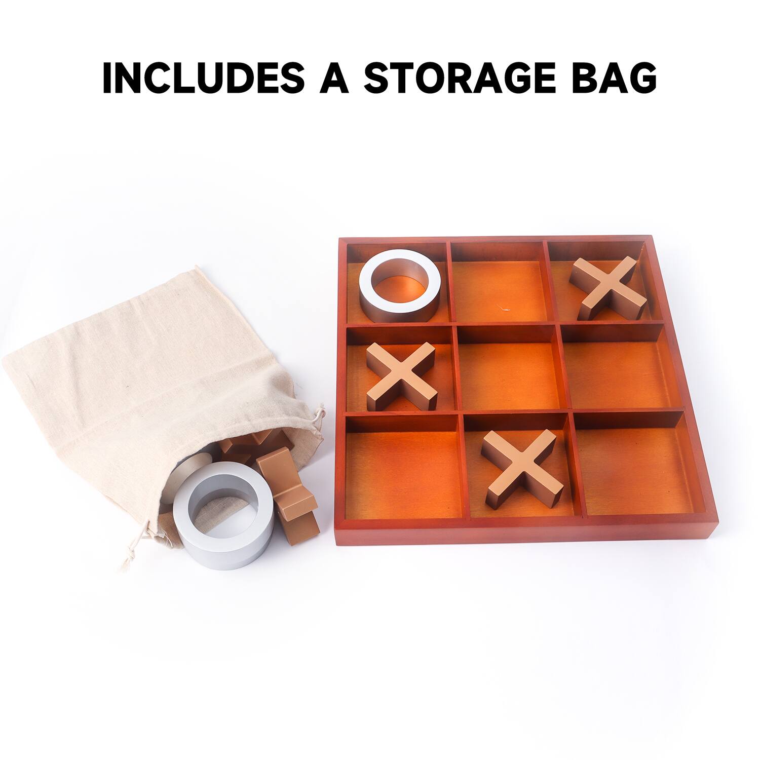 INCLUDES A STORAGE BAG
O X X X
