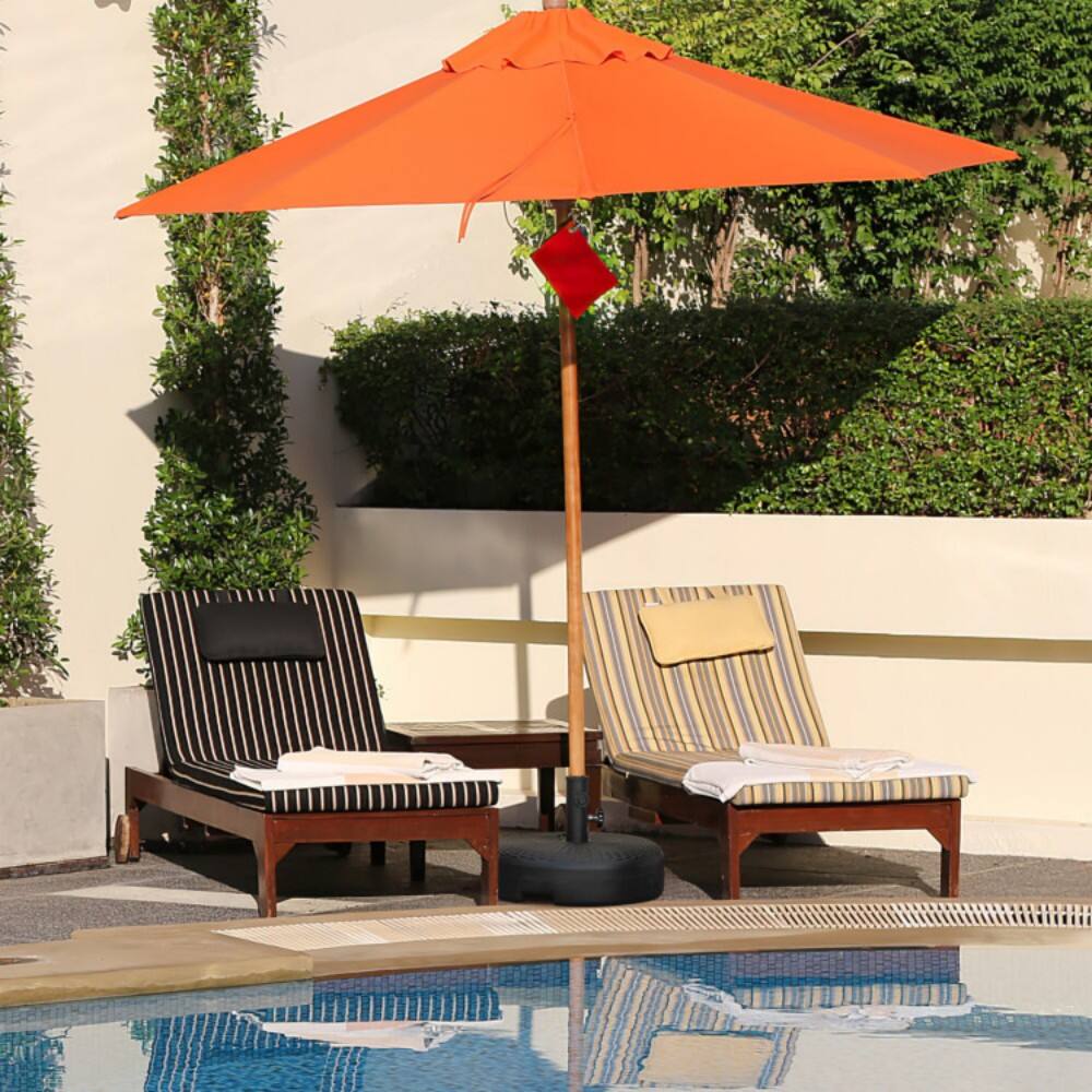 Alt View 5. Mondawe - 18 Inch Fillable Heavy-Duty Round Umbrella Base Stand - Black.