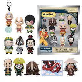 Monogram - Avatar: The Last Airbender Series 4 Blind Bag 3D Foam Bag Clip | 1 Random - Multi-Colored