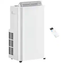Resenkos - Free Standing AC Unit with Built-in Cool, Dehumidifier, Window Installation Kit, - White