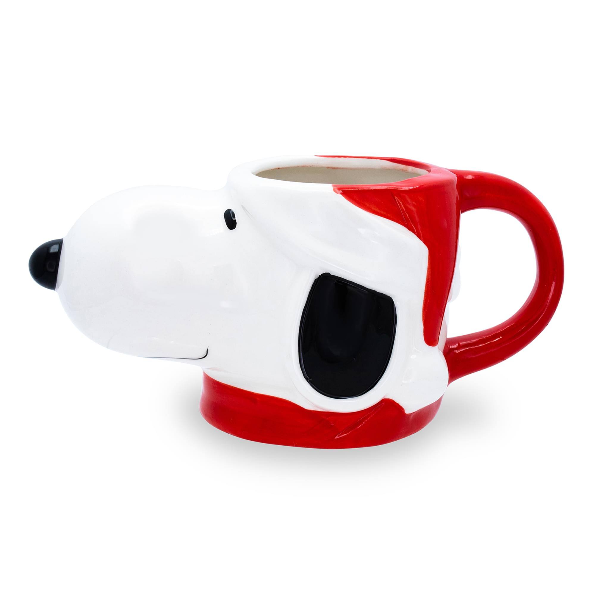 Alt View 10. Silver Buffalo - Peanuts Snoopy Christmas 3D Sculpted Ceramic Mug | Holds 20 Ounces - White.