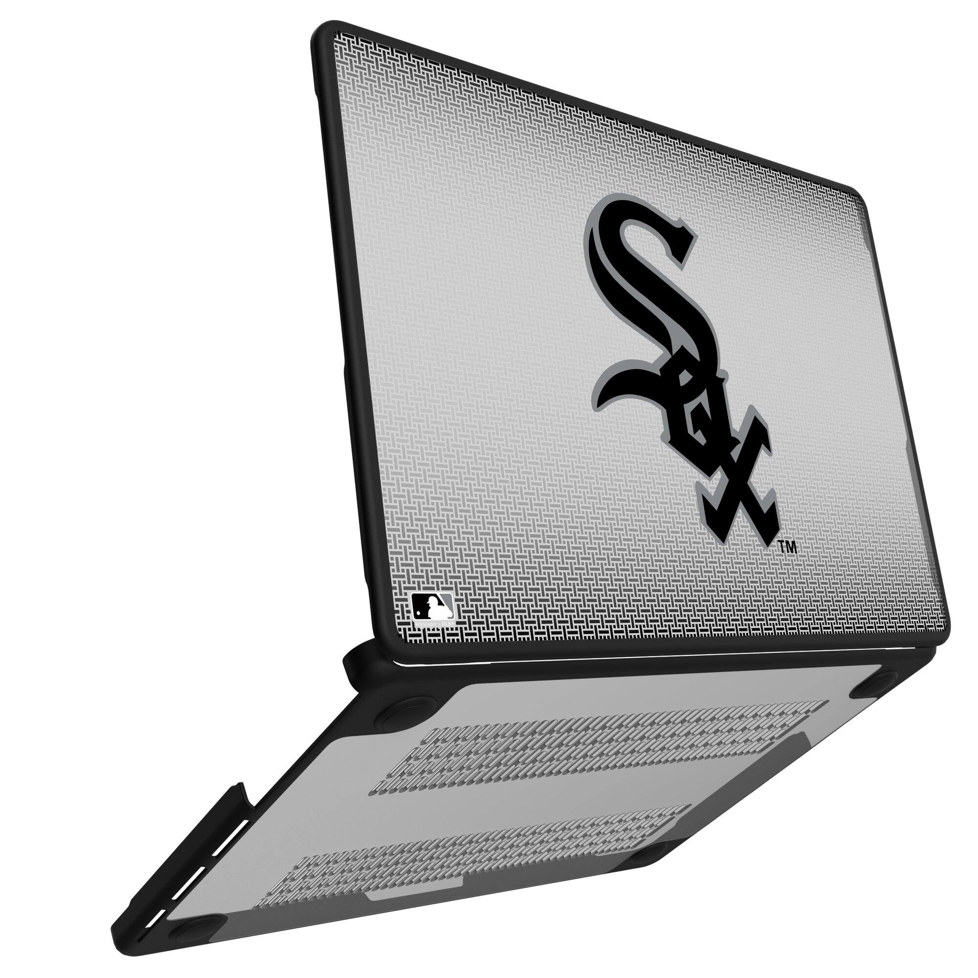 Alt View 1. Keyscaper - Chicago White Sox Linen MacBook Case - Pro 14 in - Multicolor.