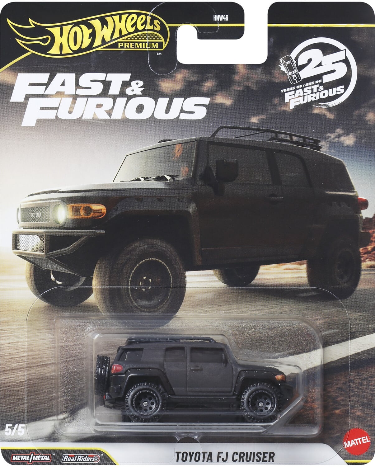 Mattel - Hot Wheels Premium: Fast & Furious Toyota FJ Cruiser - COLLECTIBLES - Multicolor