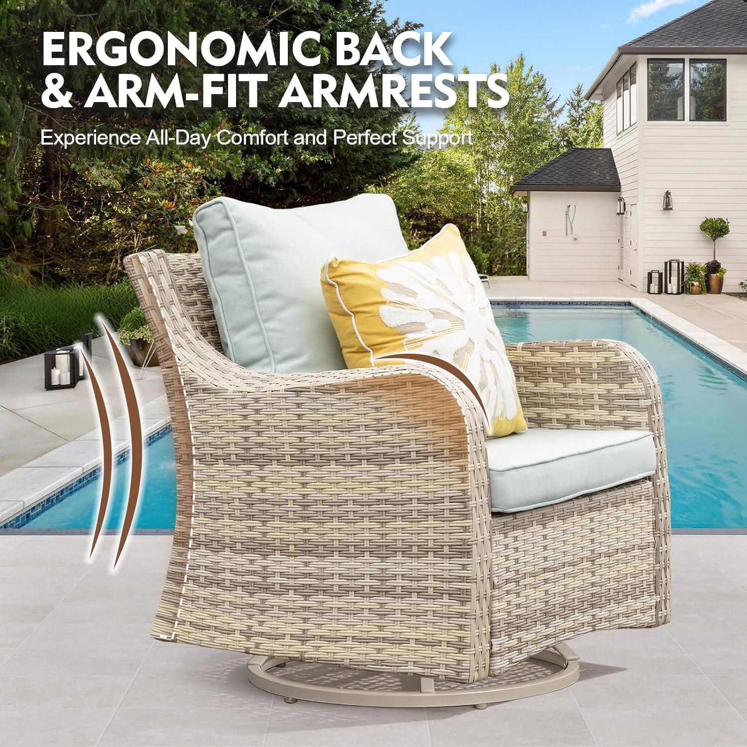 ERGONOMIC BACK & ARM-FIT ARMRESTS  
Experience All-Day Comfort and Perfect Support