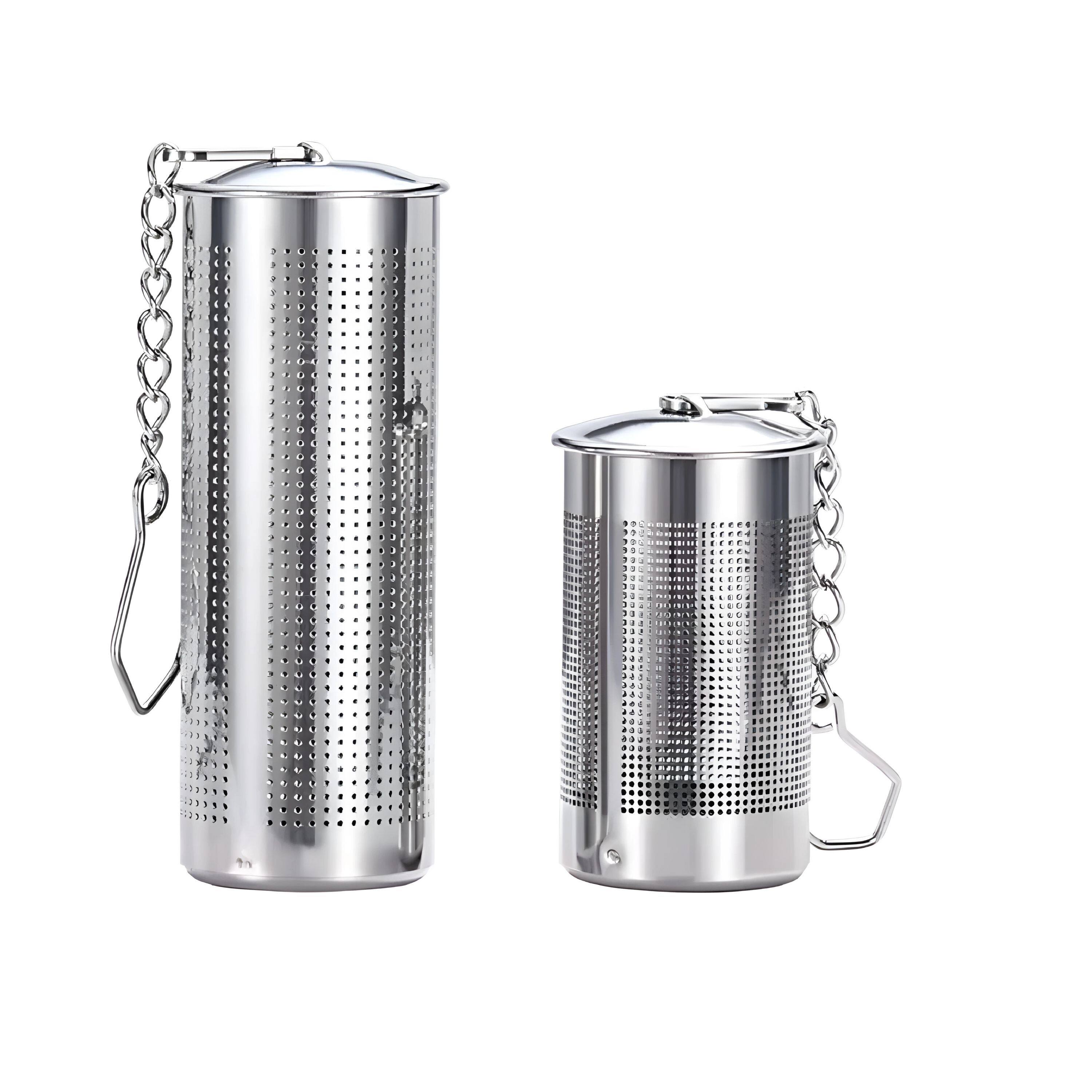 Kitcheniva - Stainless Steel Tea Infuser Strainer 2 Pack - Silver