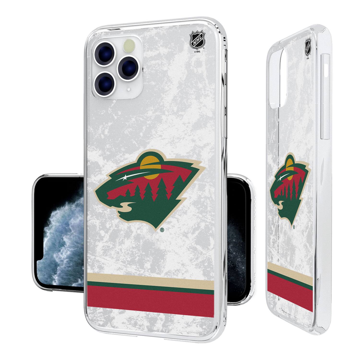 Keyscaper - NHL - Minnesota Wild iPhone Stripe Clear Ice Case - 13 Pro - Multicolor price history on PriceWatchPro
