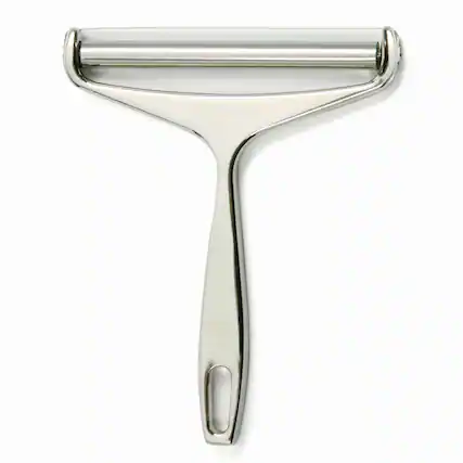 Front. Norpro - Hand Held Cheese Slicer, Sliver - Silver.