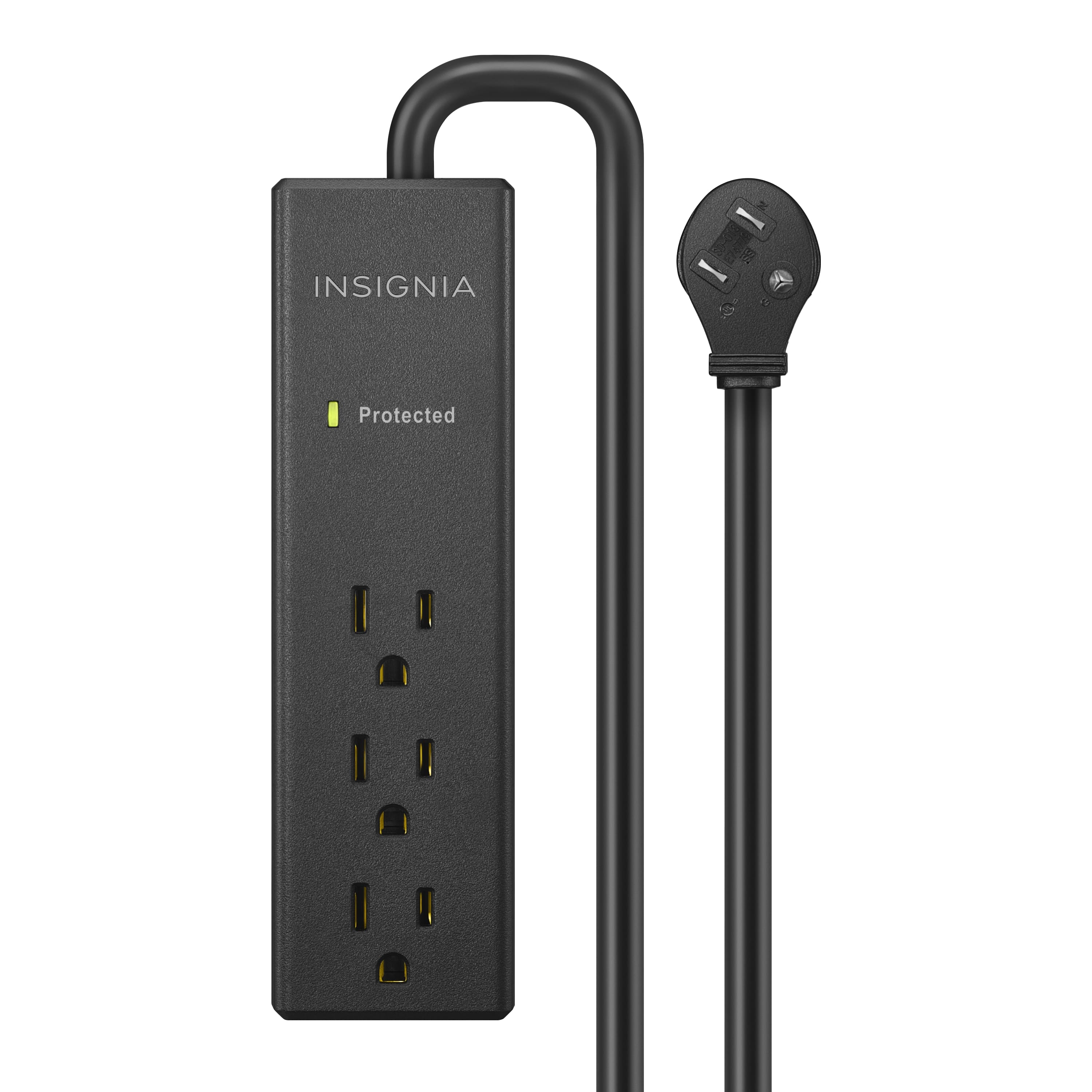 Insignia� - Surge Protector for Home/Office with 3 AC Outl