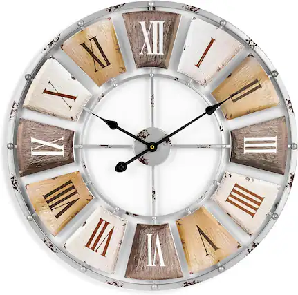 The text on the clock face is arranged as follows:
- XII
- XI
- I
- II
- III
- IV
- V
- VI
- VII
- VIII
- IX
- X
- XI
- XII
The text is grouped correctly as the Roman numerals for the hours on a clock.