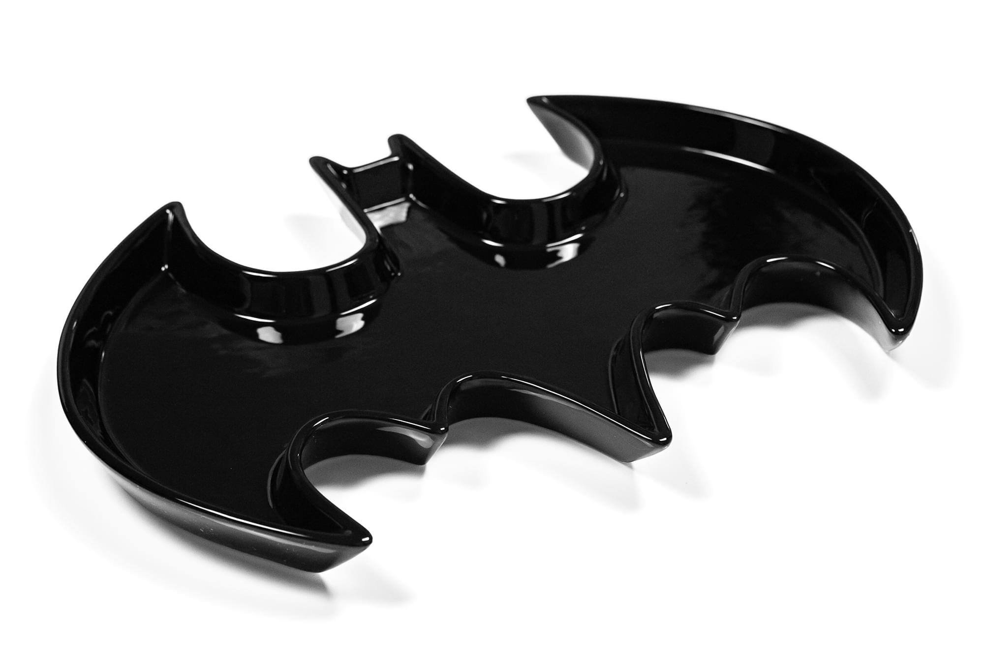 Alt View 1. DC Universe - DC Comics Batman 14” x 10” Ceramic Serving Platter - Black.