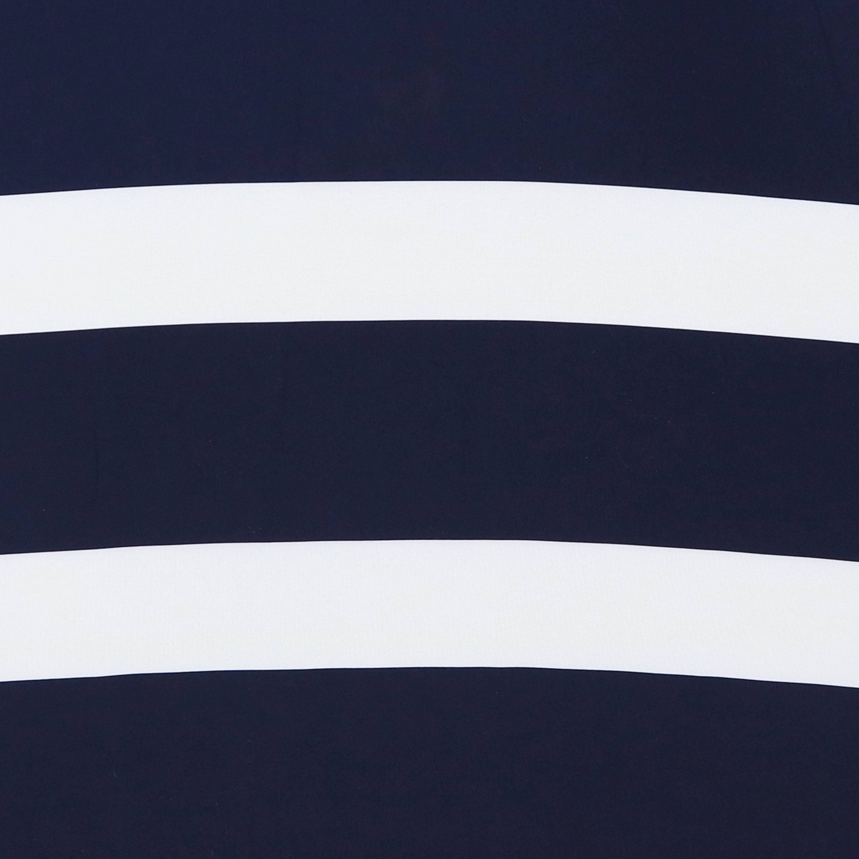 Alt View 8. Sunnydaze - 9 ft Aluminum Patio Umbrella with Tilt and Crank - Navy Blue Stripe.