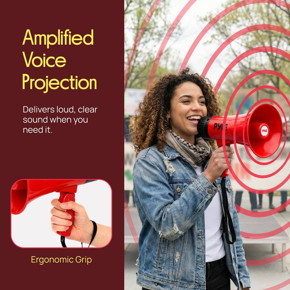 Amplified Voice Projection  
Delivers loud, clear sound when you need it.  

PAL Ergonomic Grip