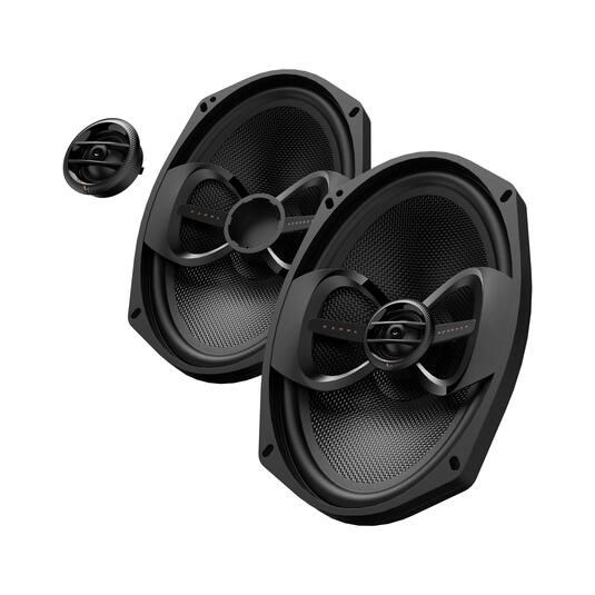 Back. Infinity - INFINITY KAPPA PERFECT 900X 6x9 Component Speaker System compatible with Harley Davidson Motorcycles - Black.