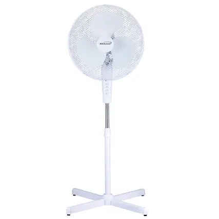 Front. Kool Zone - Kool Zone 16" Oscillating Fan- White - White.
