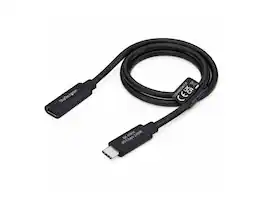 Startech - 2ft USB4 40Gbps 240W 8K 60Hz/4K 240Hz USB-C Male to Female Extender - TB4 Compatible - USB440GCMCF2F
