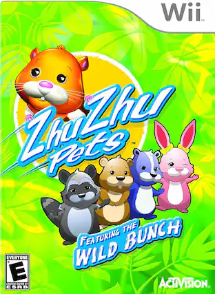 Wii
ZhuZhu Pets™
Featuring the Wild Bunch
Everyone
E
Content Rated by ESRB
Activision - E (Everyone)