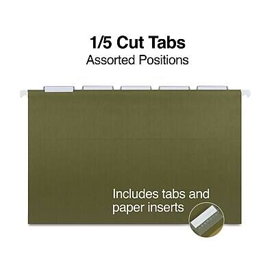 1/5 Cut Tabs  
Assorted Positions  

Includes tabs and paper inserts