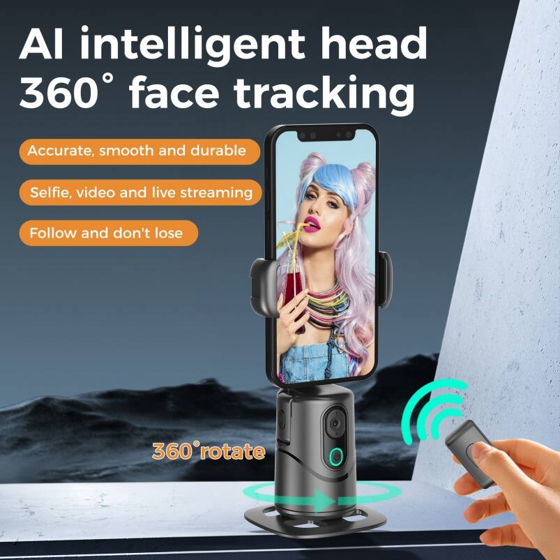 AI intelligent head 360° face tracking

Accurate, smooth and durable

Selfie, video and live streaming

Follow and don't lose

360° rotate