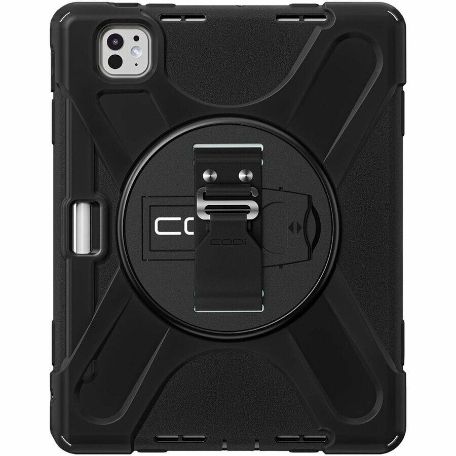 Alt View 1. CODi - CODi Rugged Case for iPad Pro 11" (M4, M5) - Drop Resistant, Shock Absorbing, Bump Resistant, Shoulder Strap, Hand Strap - Black.